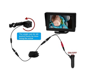 Listing 3 of 5 for Facing Baby Monitor 360 Adjustable Baby Rear Display Camera with Night Visi