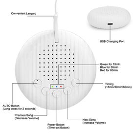 Listing 3 of 8 for White Noise Nature Sound Machine Soothing Sounds Sleeping Machine Therapy R