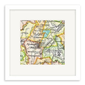 Listing 2 of 2 for Central Plateau - Vintage Map Print