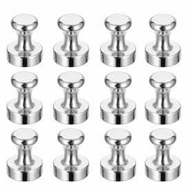 Listing 2 of 13 for 12pcs Strong Fridge Magnets Neodymium Magnetic Crafts Whiteboard Push Pins