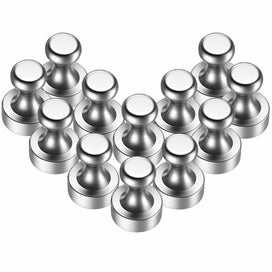 Listing 3 of 13 for 12pcs Strong Fridge Magnets Neodymium Magnetic Crafts Whiteboard Push Pins