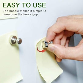 Listing 7 of 13 for 12pcs Strong Fridge Magnets Neodymium Magnetic Crafts Whiteboard Push Pins