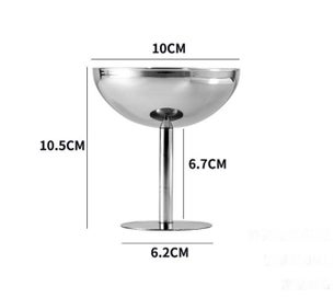 Listing 2 of 4 for Stainless Steel Margarita Bowls - 2 Pack