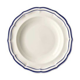 Listing 2 of 2 for Gien Soup Plate Set Filet Cobalt 22.5cm 4pce