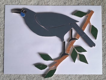 Listing 1 of 1 for Kokako tile inlay for mosaics