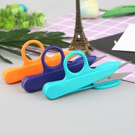 Listing 3 of 4 for 6pcs Random Color Sharp Point Quick-clip Lightweight Speed Cutting Scissor For S