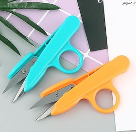 Listing 4 of 4 for 6pcs Random Color Sharp Point Quick-clip Lightweight Speed Cutting Scissor For S