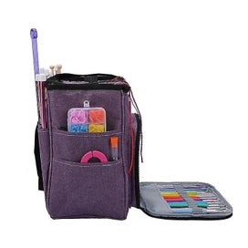 Listing 3 of 3 for Knitting Bag Portable Oxford Large Capacity Multi Function Yarn Tote Wool Croche