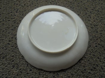 Listing 9 of 9 for Antique eggshell china duo - lightning bolt pattern