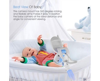Listing 2 of 4 for Baby Monitor Holder, Universal Camera Bracket Adjustable Flexible Camera St