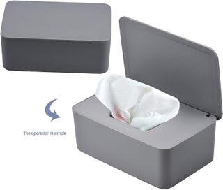 Listing 5 of 5 for Baby Wipe Box, Wet Tissue Box, Wipes Dispenser Box Holder for Home Office W