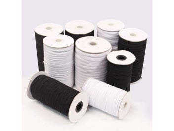 Listing 3 of 9 for Solid Elastic Bands 3/6/8/10/12/15MM High Elasticity Mask Rope Sewing Band