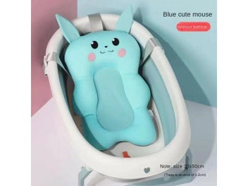 Listing 5 of 10 for 1pc Portable Baby Non-Slip Bath Tub NewBorn Air Cushion Bed/Chair/Shelf Baby