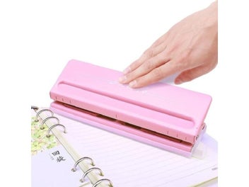 Listing 4 of 10 for 6-Hole Punch For A4 A5 A6 B7 Notebook Loose Leaf Adjustable Commercial Puncher