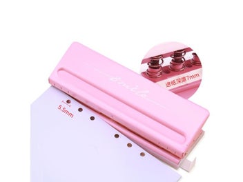 Listing 5 of 10 for 6-Hole Punch For A4 A5 A6 B7 Notebook Loose Leaf Adjustable Commercial Puncher