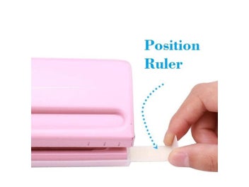 Listing 6 of 10 for 6-Hole Punch For A4 A5 A6 B7 Notebook Loose Leaf Adjustable Commercial Puncher