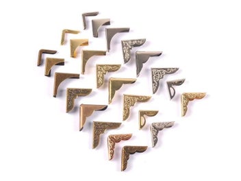 Listing 3 of 10 for 50pcs Metal Photo Corner Protectors For Books/Folders