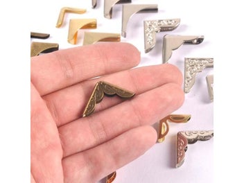 Listing 5 of 10 for 50pcs Metal Photo Corner Protectors For Books/Folders