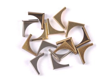 Listing 7 of 10 for 50pcs Metal Photo Corner Protectors For Books/Folders