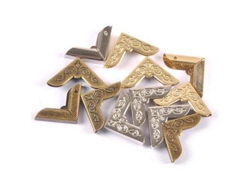 Listing 8 of 10 for 50pcs Metal Photo Corner Protectors For Books/Folders