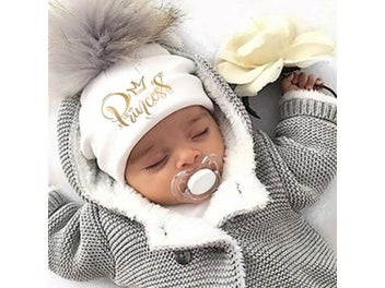 Listing 3 of 10 for Newborn Toddlers Fashion Golden Princess Prince Letter Crown Infant Baby Bucket