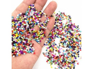 Listing 5 of 7 for 15g 2mm 3mm 4mm Effect Of The Lacquer That Bake Charm Czech Glass Seed Beads