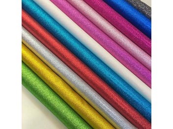 Listing 4 of 10 for Frosted Glitter Vinyl Sewing Fabric For Crafts DIY