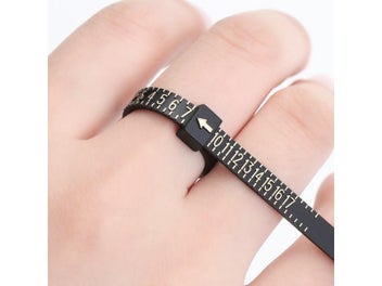 Listing 7 of 10 for Ring Sizer Measure UK/US Official British/American Finger Measure Gauge Men And