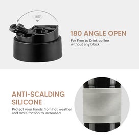 Listing 7 of 10 for ICafilas Portable French Press Coffee Maker Insulated Travel Mug Premium Group