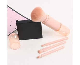 Listing 5 of 6 for Small Makeup Brush Set Pink4 inPortable Travel Lip Brush, Highlight B