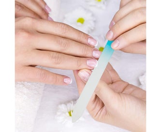 Listing 4 of 5 for 5pcs Glass Nail File,Nail Files for Nails,Fingernail Files with Case,