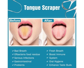 Listing 3 of 6 for 3 Pcs Metal Tongue Scraper, Stainless Steel Tongue Scraper