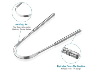 Listing 4 of 6 for 3 Pcs Metal Tongue Scraper, Stainless Steel Tongue Scraper