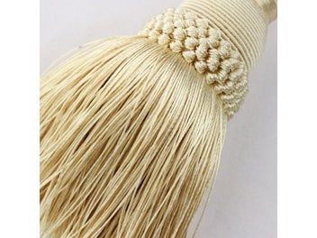 Listing 4 of 9 for 1 Piece Tassel Hanging Pendant Decorative Gold Curtains Accessories Key Tassels