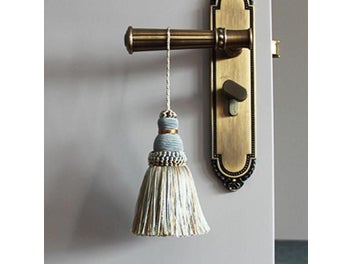 Listing 5 of 9 for 1 Piece Tassel Hanging Pendant Decorative Gold Curtains Accessories Key Tassels