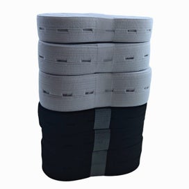 Listing 4 of 9 for 3Meters/10Meters 15/20/25MM DIY Sewing Elastic Bands Ribbon Tape White/Black