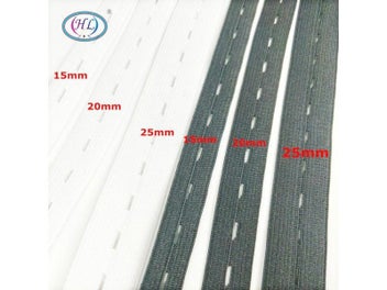 Listing 7 of 9 for 3Meters/10Meters 15/20/25MM DIY Sewing Elastic Bands Ribbon Tape White/Black