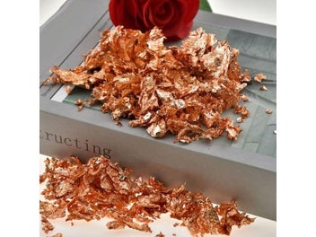 Listing 6 of 10 for Imitation Gold Sliver Copper Foil Paper Sequins Glitters Craft Leaf Flake