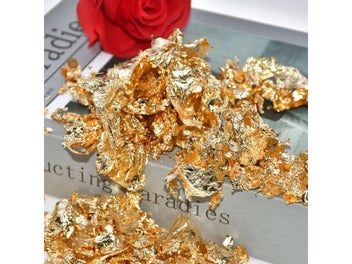 Listing 7 of 10 for Imitation Gold Sliver Copper Foil Paper Sequins Glitters Craft Leaf Flake