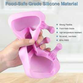 Listing 5 of 5 for Popsicle Mould, 2pcs Silicone Ice Cream Mould With Lid And 100 Wooden Lolly Pop