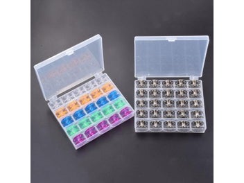 Listing 3 of 10 for Sewing Bobbins Box Set Storage Box For Sewing Tools Accessories Bobbin