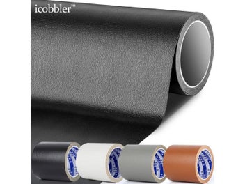 Listing 3 of 10 for Self-Adhesive Leather Repair Patch For Various Items Black