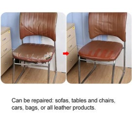 Listing 6 of 10 for Self-Adhesive Leather Repair Patch For Various Items Black