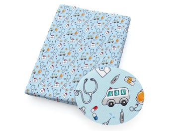 Listing 5 of 10 for Polyester Cotton Fabric 4 Ways Stretch For Sewing Doll Dress DIY Supplies