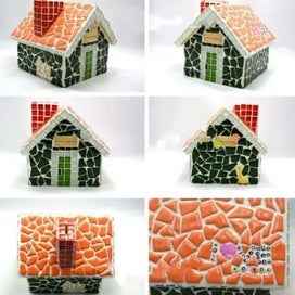 Listing 7 of 9 for 80g/2.82oz Approx. 50 70pcs 1-2.5cm 0.4mm Thickness Porcelain Ceramic Mosaic