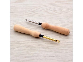 Listing 6 of 10 for Knitting Embroidery Pen Weaving Felting Craft Punch Needle Threader Wooden