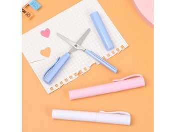 Listing 4 of 10 for 1 Pcs Scrapbook Paper Small Pocket Scissors Stationery