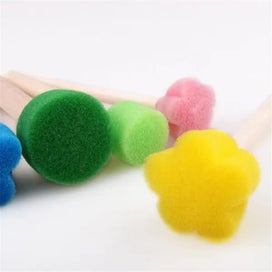 Listing 6 of 10 for Kids Drawing Toys Kits DIY Sponge Painting Brush Sponge Stamp Stencil Seals