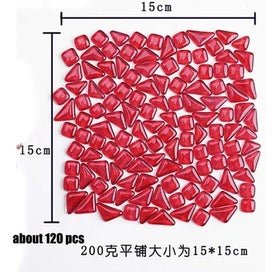 Listing 4 of 10 for 50PCS Diy Irregular Glass Mosaic Stones Mosaic Glass Pebbles Crafts Material