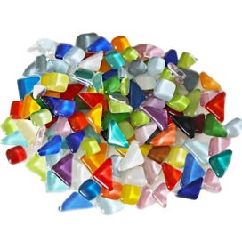 Listing 5 of 10 for 50PCS Diy Irregular Glass Mosaic Stones Mosaic Glass Pebbles Crafts Material